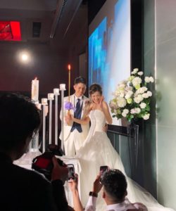 大城ご夫妻のキャンドルセレモニー