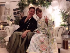 新郎新婦　沖縄披露宴